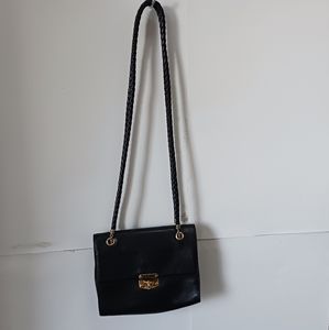 Authentic Black leather Bottega Veneta  handbag